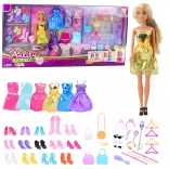 Velká Módní Sada Anlily Panenka Šaty a Doplňky 65 ks