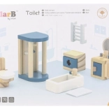 Viga PolarB dřevěný set nábytku do domečku – koupelna
