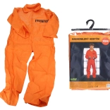 Dětský karnevalový kostým vězně M (110–120 cm)