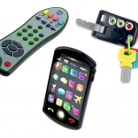 Trio set Tech Too – klíče, TV ovladač a dětský smartphone