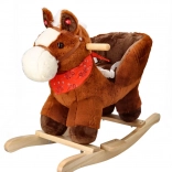 Plyšový houpací koník s sedátkem