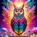 Enjoy puzzle neonová sova 2000 dílků