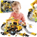 Woopie garáž a parkoviště stavební stroje 41 dílů