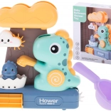 Dětská koupací hračka s dinosaury a kolečkem