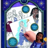 Omalovánky se samolepkami Disney Wish