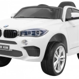 Elektrické odrážedlo BMW X6 M pro děti, bílé, s dálkovým ovládáním