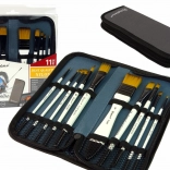 Sada štětců pro umělce 10 ks v pouzdře