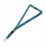 Prémiová klíčenka s karabinkou s motivem dinosaura