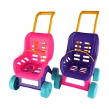 Teddies kočárek pro panenky Buggy Sport růžovo‑fialový