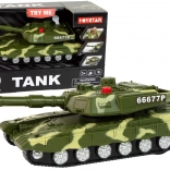 Tank Vojenský s Frikčním Pohonem Zvuk Světla