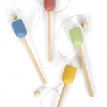 Malá dřevěná hra chyť míček small foot