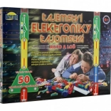 Tajemství elektroniky – stavebnice auto a loď, 50 experimentů