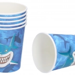 Papírové párty kelímky ŽRALOK 250 ml (6 ks)