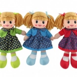 Měkká hadrová panenka 30 cm