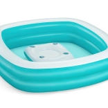 Nafukovací rodinný bazén 218x218x48 Bestway s plovoucím stolkem