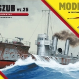 Polská torpédoborec ORP Kaszub 1935 model 1:400