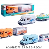 Karavan s přívěsem pull-back