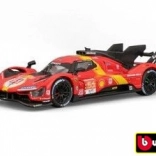 Kovový model Bburago Ferrari 499P 1:43 – vítěz 24h Le Mans 2023