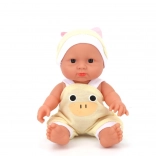 Panenka pro děti s měkkým tělíčkem a eko oblečením