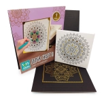 Mandala metalická omalovánka – sada obrazů k vybarvení