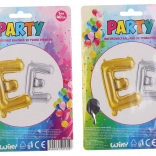 Nafukovací balónek ve tvaru písmene E