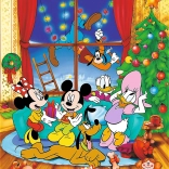Puzzle Disney Mickey Mouse a přátelé Vánoce 600 dílků