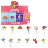 Konstrukční stavebnice dekorativní květ, 71–106 dílků