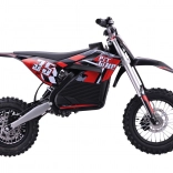 Elektrická dětská motorka pit bike – červená
