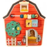 Dřevěná aktivní tabule Stodola