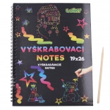 Vyškrabovací notes velký 10 listů