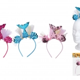 Karnevalová čelenka Mořská panna s ozdobou