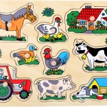 Malá noha Vkládací Puzzle Farma