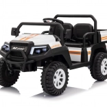 Dětské elektrické auto pick-up Champion, bílé