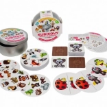 kubíkovy hrátky se zvířátky – karetní hra 3v1