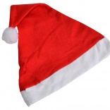 Vánoční čepice s bambulí 28 × 38 cm