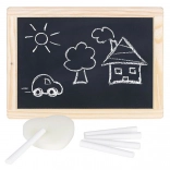 Goki oboustranná černá tabule s křídami