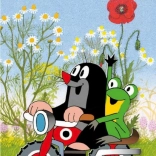 Psací sada s blokem A5 a propiskou Krtek