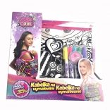 Kabelka na vymalování City – kreativní dětská kabelka k vybarvení