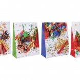 Dárková taška L 32 × 44 × 11 cm – celoroční mix motivů