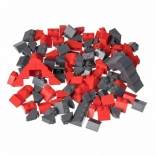 Kreativní set na střechy červené a tmavě šedé