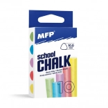 Barevné trojhranné křídy 10 ks v krabičce