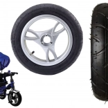Plastové přední kolo s nafukovací gumovou pneumatikou PRO600
