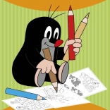 Omalovánka Krtek si hraje A4