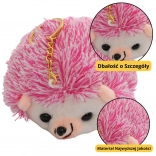 Plyšový Ježek Přívěsek Růžový 9 cm