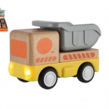 Dřevěné nákladní autíčko na setrvačník 11 cm