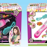 Navlékač korálků do vlasů