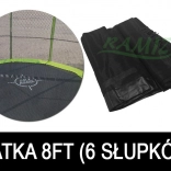 Ochranná síť SkyRamiz pro zahradní trampolínu 244 cm (8 ft) – 6 tunelů na sloupky