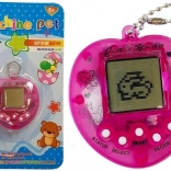 Elektronická hra TAMAGOTCHI růžová s krátkým řetízkem