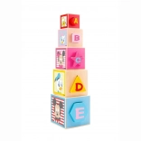 Dřevěná pyramida Vkládačka Mickey