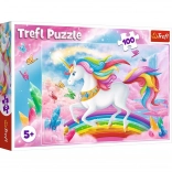 Puzzle jednorožec 100 dílků – V křišťálovém světě jednorožců Trefl